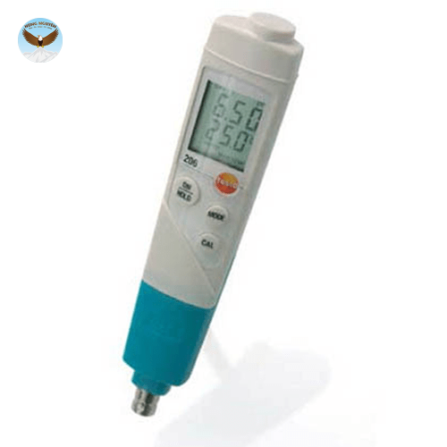 Máy đo PH, nhiệt độ TESTO 206 pH2 (0 ~ 60 °C; 0~14 pH)